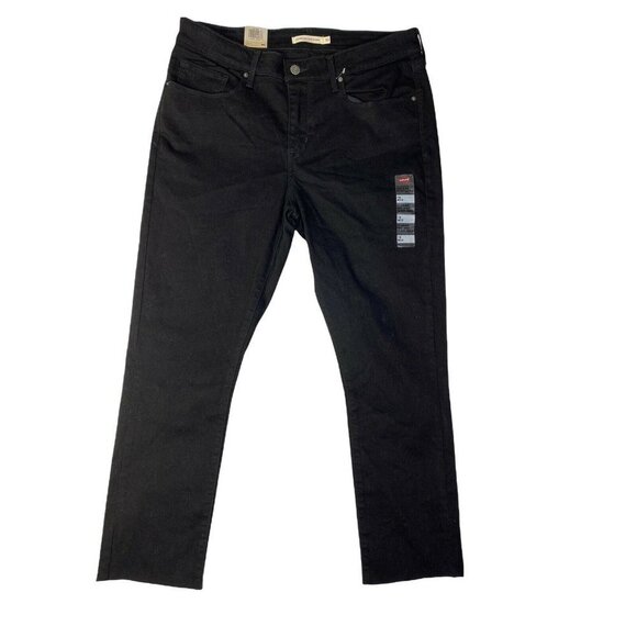 Levi's Women's Classic Mid Rise Skinny Ankle Jeans Black Size 16‎ - Picture 2 of 10